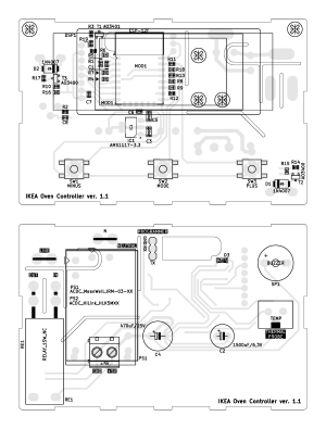 IKEA oven controller layout