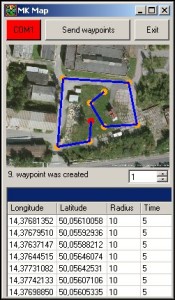 Mikrokopter waypoints' editor